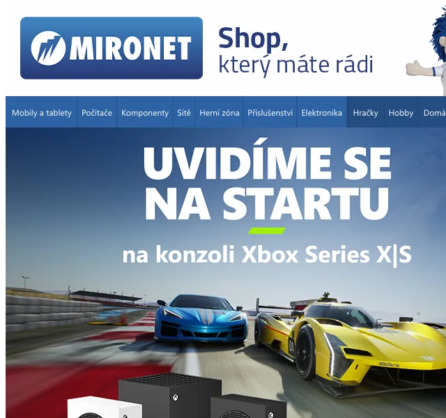 Mironet: XBox Series X/S + Forza Motorsport – červen 2026 | Nuslet.cz