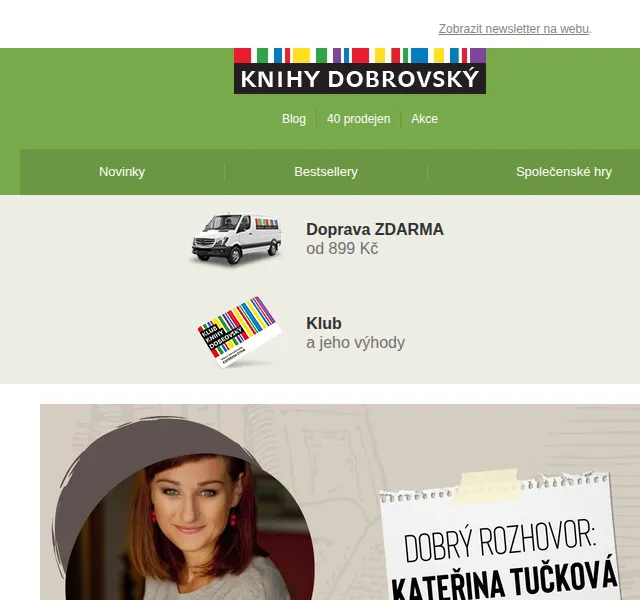 KnihyDobrovsky.cz: Thrillery, romance a historie se slevou až 20 % – červen 2026 | Nuslet.cz