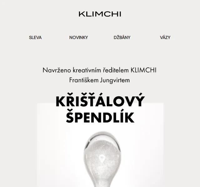 KLIMCHI: sleva na skleněné produkty – červen 2026 | Nuslet.cz