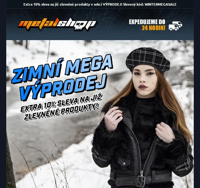 METALSHOP: Extra 10% sleva na výprodej – červen 2026 | Nuslet.cz