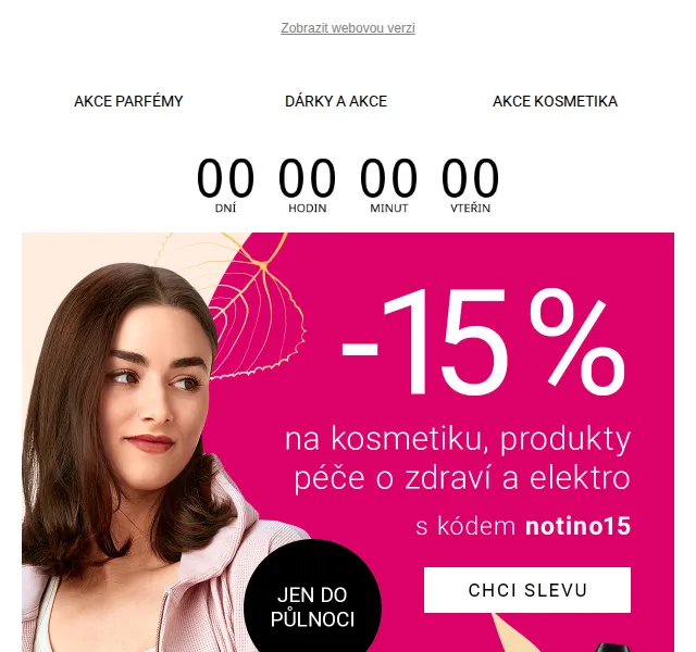 Notino: 15% sleva na kosmetiku, péči o zdraví a elektro – červen 2026 | Nuslet.cz