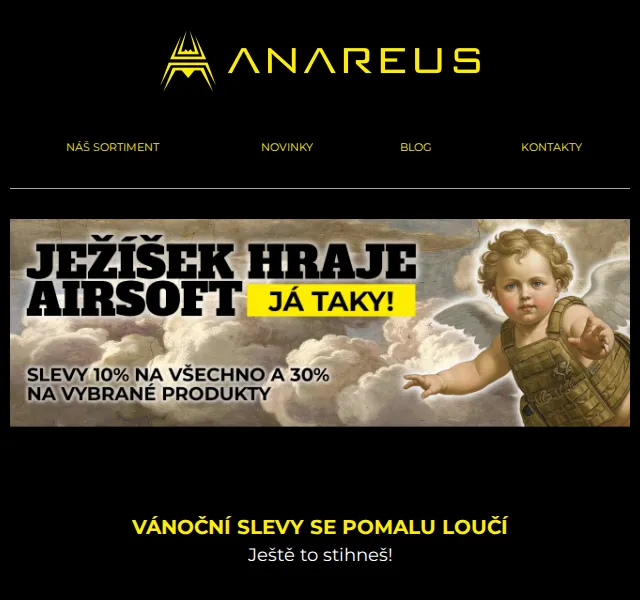 ANAREUS: Vánoční slevy až -30 % na SATAC a OLIGHT – červen 2026 | Nuslet.cz