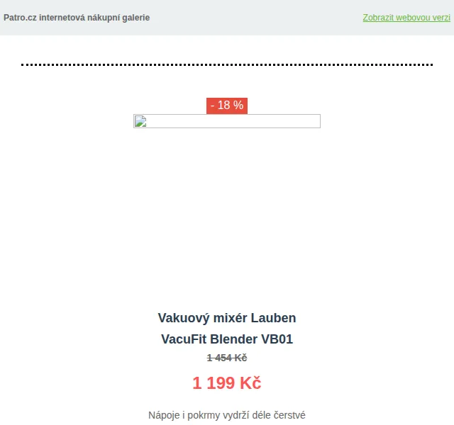 Patro.cz: Lauben kuchynské spotřebiče – slevy až 41 % – červen 2026 | Nuslet.cz