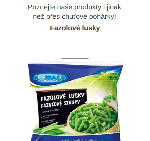 Váš HRUŠKA tým: zelené fazolky a produkty od 19,90 Kč – červen 2026 | Nuslet.cz