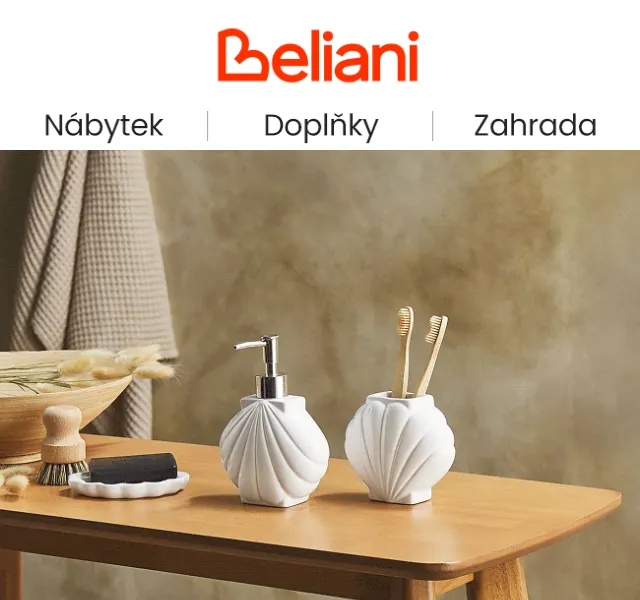 Beliani: Koupelnová sada zdarma k nákupu – slevový kód