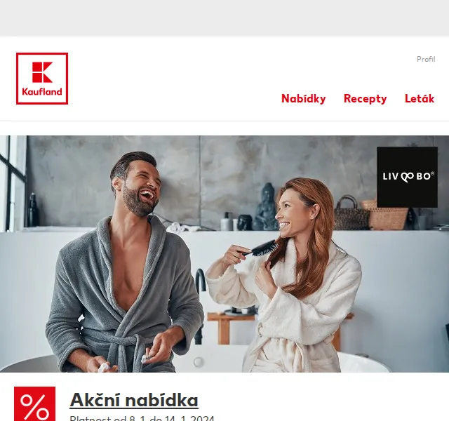 Kaufland: koupelnové vybavení od 49,90 Kč – leden 2026 | Nuslet.cz