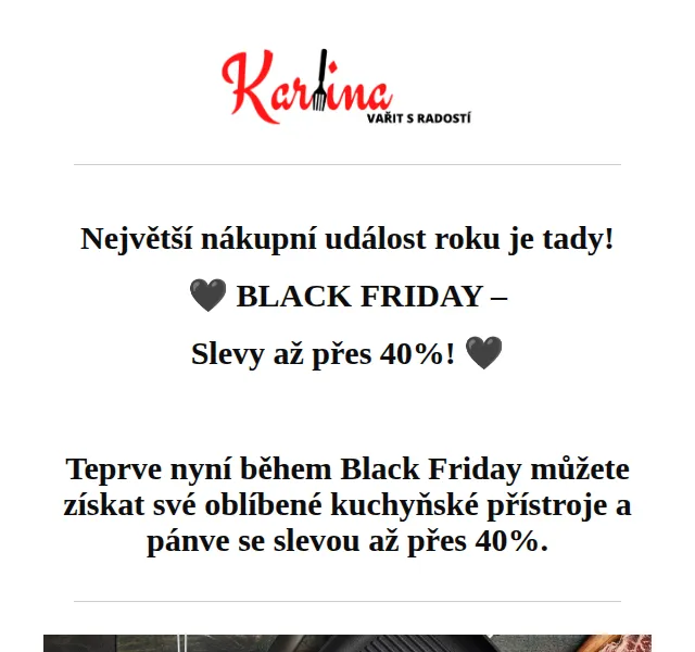 Karlina CZ: Black Friday – slevy až přes 40 % na Magimix, Remosku, Swiss Diamond – červen 2026 | Nuslet.cz