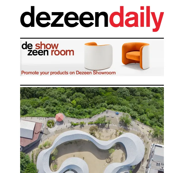 Dezeen Daily: architektura a design – červen 2026 | Nuslet.cz