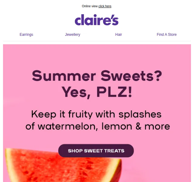 Claire's: Sleva 40 % na šperky a kosmetiku – červen 2026 | Nuslet.cz