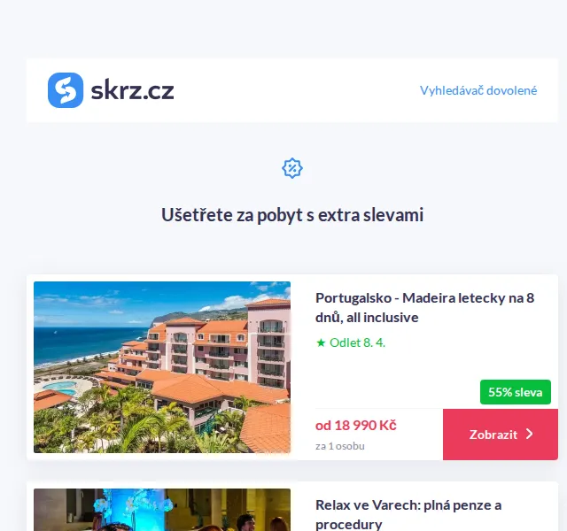 Skrz: Pobyty se slevou až 66 % – červen 2026 | Nuslet.cz