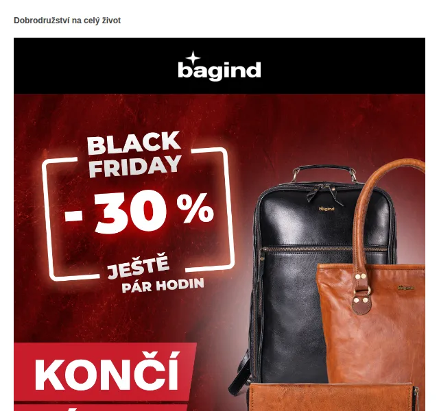 Bagind: 30% sleva na výrobky – listopad 2023 | Nuslet.cz