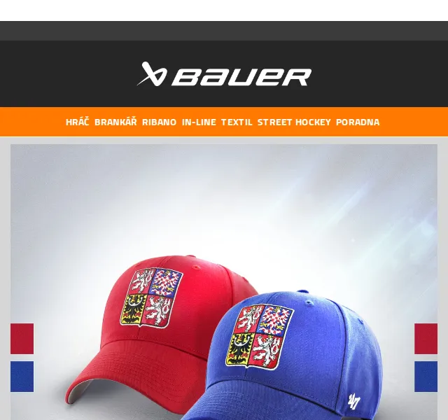 Bauer Hockey Česko: REPRE kšiltovka se slevou 30 % – červen 2026 | Nuslet.cz