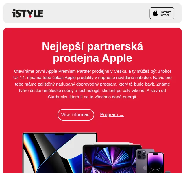 iSTYLE: Otevření Premium Partner prodejny + slevy až 7 000 Kč – říjen 2022 | Nuslet.cz