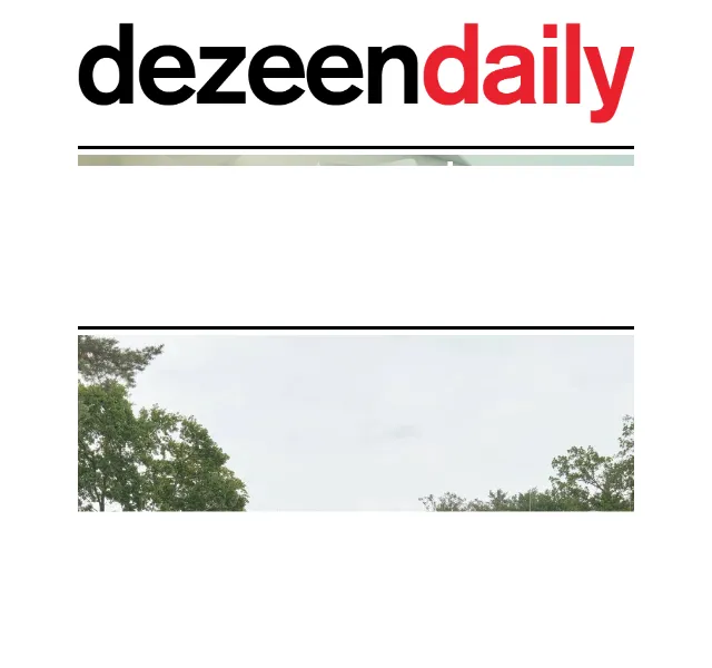 Dezeen Daily: Novinky z architektury a designu – červen 2026 | Nuslet.cz