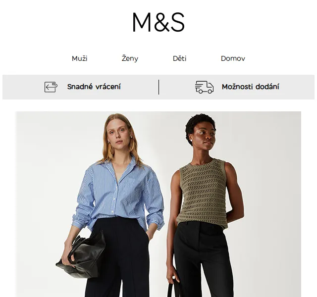 Marks and Spencer: Letní kalhoty, džíny a lněné – červen 2026 | Nuslet.cz