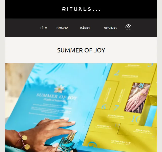 Rituals: Dárková sada Summer of Joy 2026 – léto 2026 | Nuslet.cz