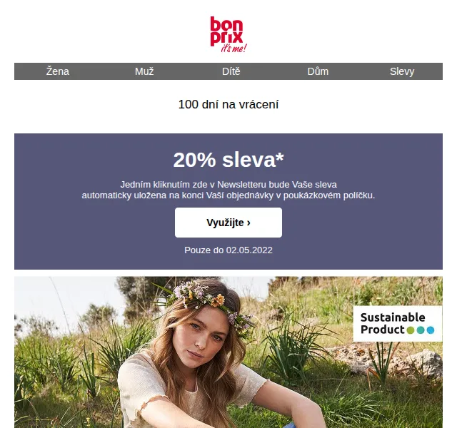 bonprix: 20% sleva na letní kolekci – červen 2026 | Nuslet.cz