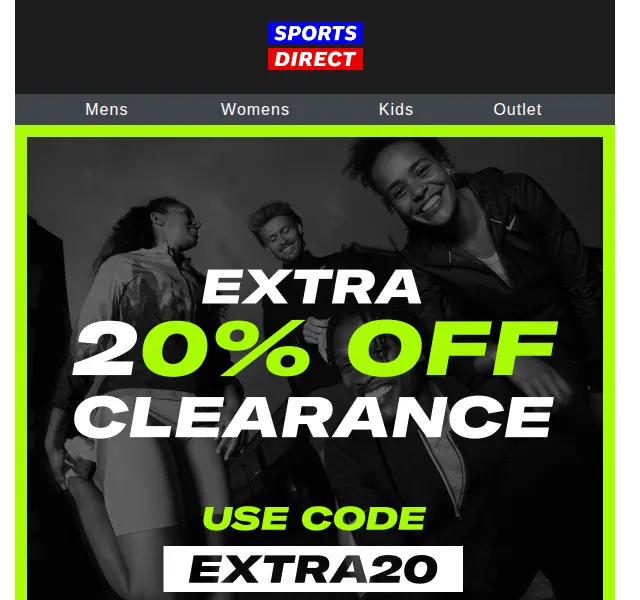Sportsdirect.com: Extra 20% na loungewear – červen 2026 | Nuslet.cz