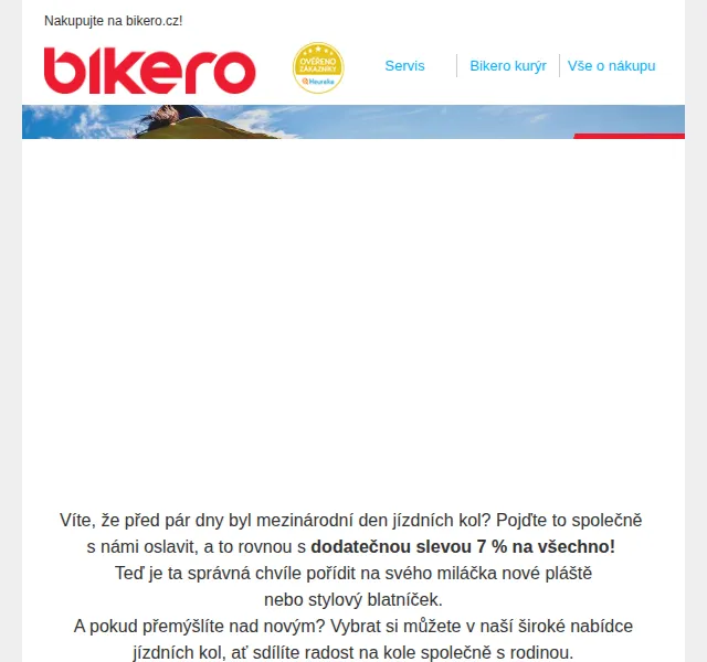 czbikero: Sleva 7 % na vše – červenec 2026 | Nuslet.cz