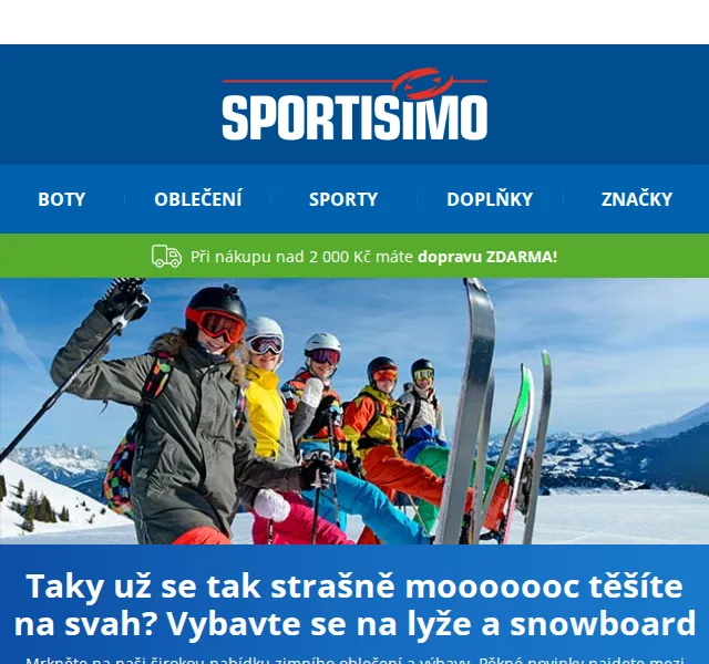 Sportisimo.cz: lyžařské a snowboardové oblečení se slevou – červen 2026 | Nuslet.cz