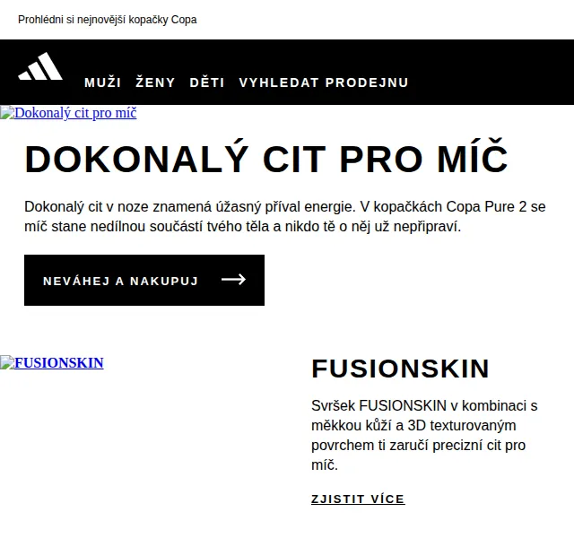 Adidas: kopačky Copa Pure 2 – červenec 2026 | Nuslet.cz
