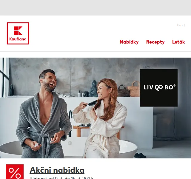 Kaufland: Koupelnový nábytek a doplňky – březen 2026 | Nuslet.cz