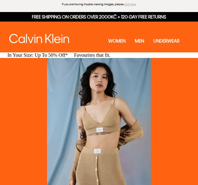 Calvin Klein: sleva až 50 % na vybrané zboží – červen 2026 | Nuslet.cz