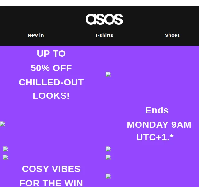 ASOS Sale: Až 50% slevy na pohodlný streetwear – červen 2026 | Nuslet.cz