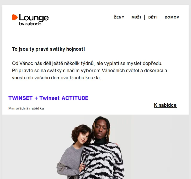 Lounge by Zalando: Vánoční dekorace a dárky se slevou až 80 % – červen 2026 | Nuslet.cz