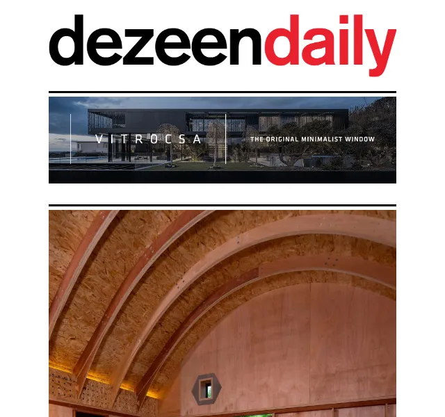 Dezeen Daily: Novinky v architektuře a designu – červen 2026 | Nuslet.cz