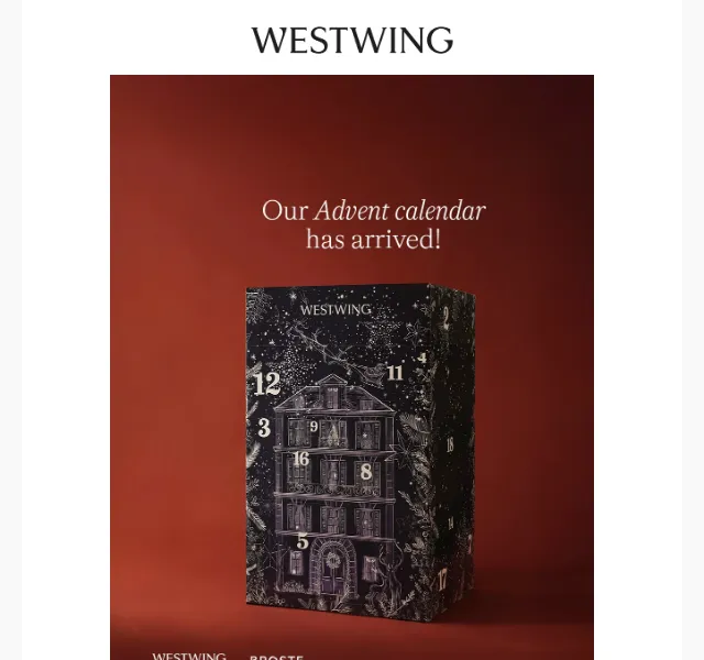 Westwing: Adventní kalendář 2025 – červenec 2026 | Nuslet.cz