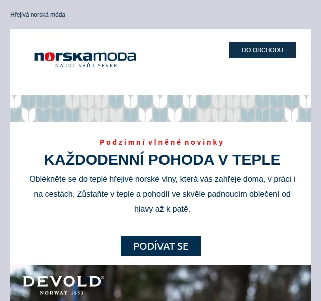 Norskamoda.cz: Hřejivá norská vlna až 30% sleva – červen 2026 | Nuslet.cz