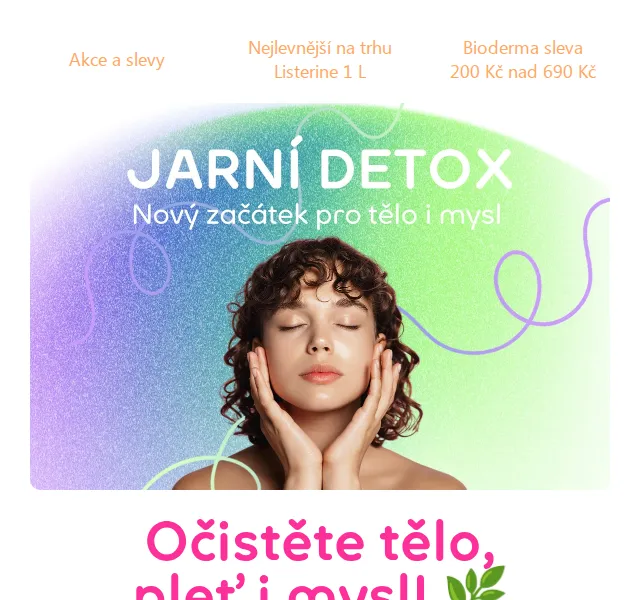 Pilulka: Jarní detox se slevami až 44 % – červen 2026 | Nuslet.cz