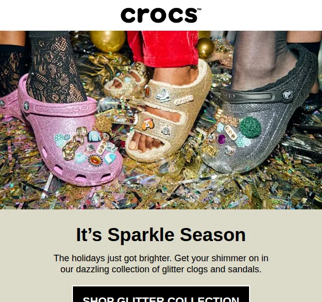 Crocs: třpytivé kolekce Glitter – červen 2026 | Nuslet.cz
