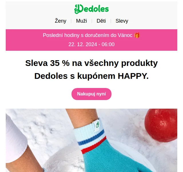 Dedoles: Sleva 35 % na vše – prosinec 2024 | Nuslet.cz