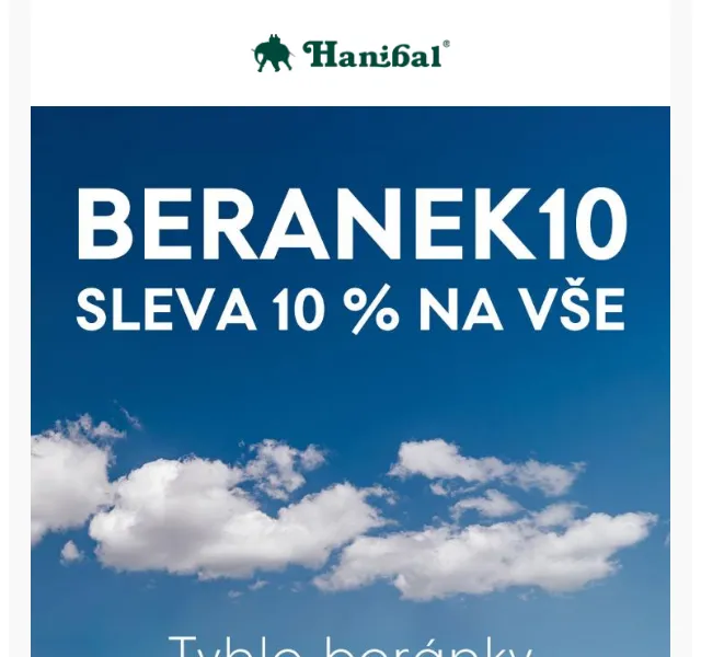 Hanibal.cz: Sleva 10 % na vše – červen 2026 | Nuslet.cz