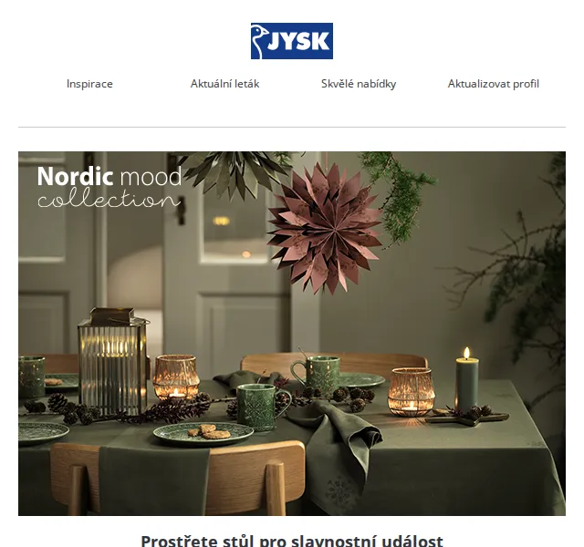 JYSK: Vánoční kolekce 2026 – dekorace od 90 Kč | Nuslet.cz