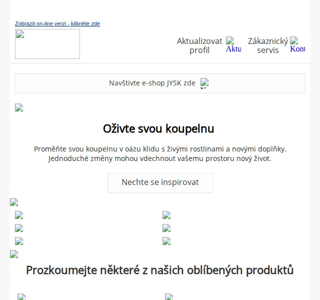 JYSK: Oživte svou koupelnu – červen 2026 | Nuslet.cz