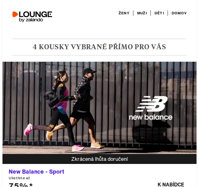 Lounge by Zalando: New Balance, TOM TAILOR a Sandro – červen 2026 | Nuslet.cz