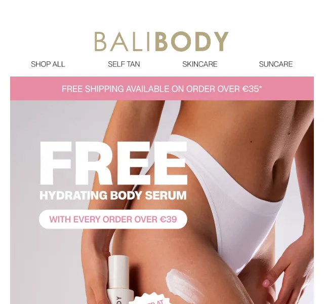 Bali Body: Hydratační sérum zdarma k nákupu nad 39 € – červen 2026 | Nuslet.cz