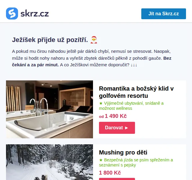 Vánoce na Skrz: Dárky do 2 000 Kč – červen 2026 | Nuslet.cz