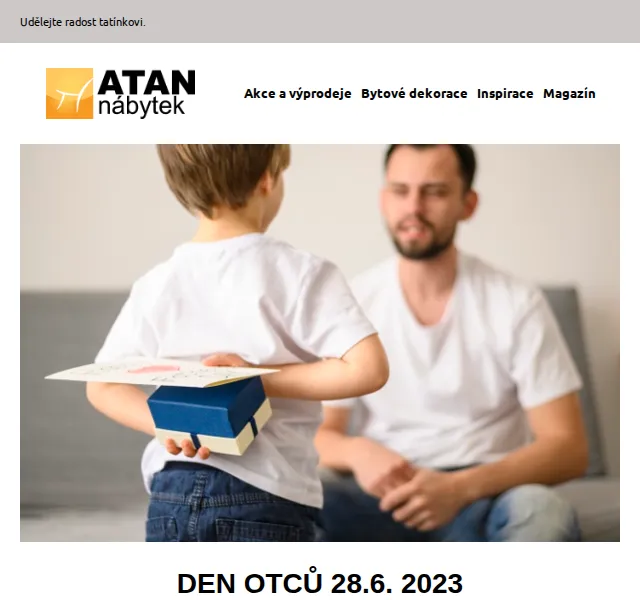 ATAN nábytek: Dárky ke Dni otců – červen 2023 | Nuslet.cz