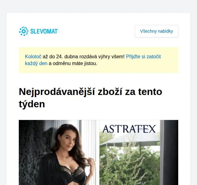 Slevomat: 30% sleva do Astratex + doprava zdarma – červen 2026 | Nuslet.cz