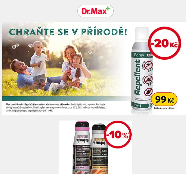 Dr.Max E-shop: Vybavte si lékárničku na dovolenou – červen 2026 | Nuslet.cz