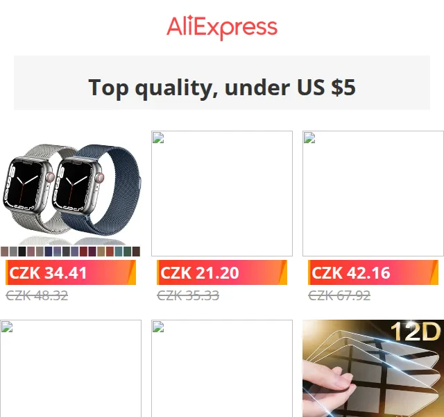 AliExpress: vše pod 5 $ – červen 2026 | Nuslet.cz