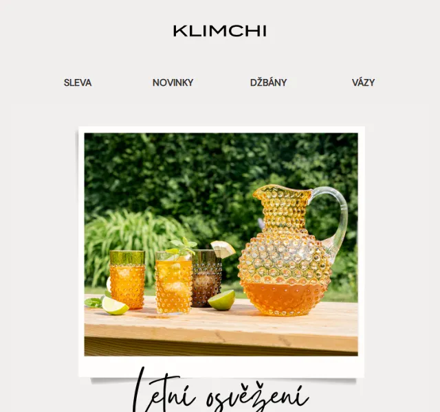 KLIMCHI: letní výprodej s 15% slevou – červen 2026 | Nuslet.cz