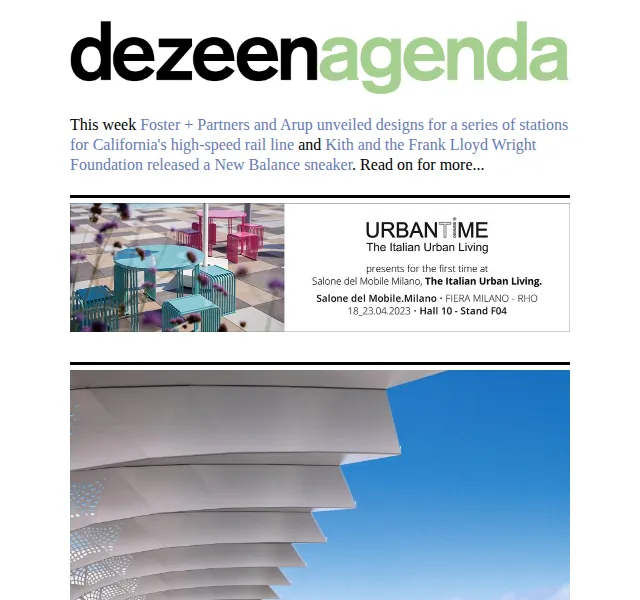 Dezeen Daily: Frank Lloyd Wright sneakers – červen 2026 | Nuslet.cz