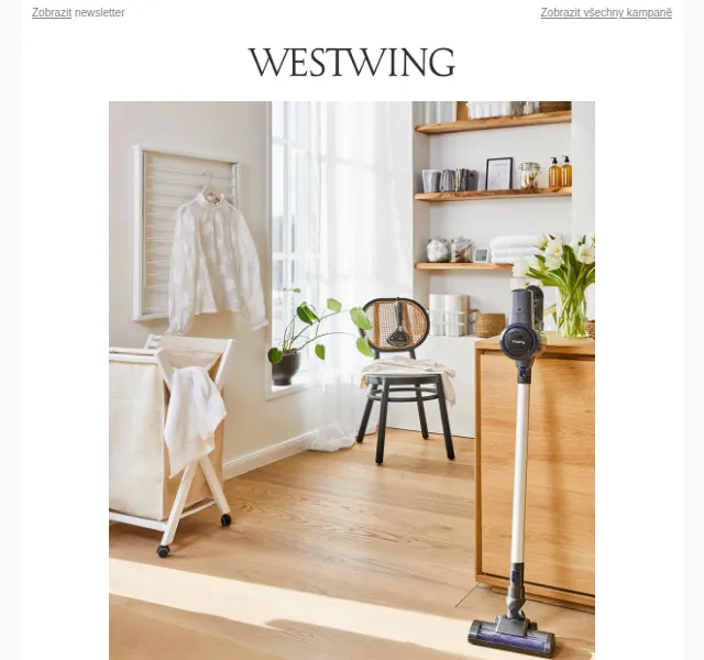 Westwing: Bestsellery pro úklid a organizaci – červen 2026 | Nuslet.cz