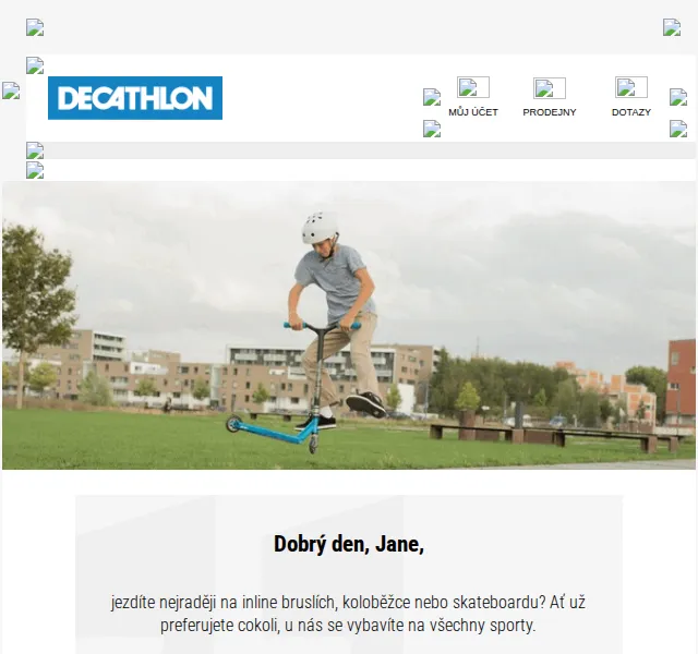 Decathlon: Inline brusle, koloběžky a longboardy – červen 2026 | Nuslet.cz