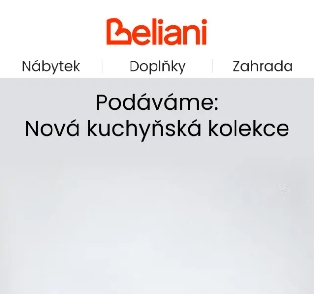 Beliani.cz: Nová kuchyňská kolekce – Červenec 2026